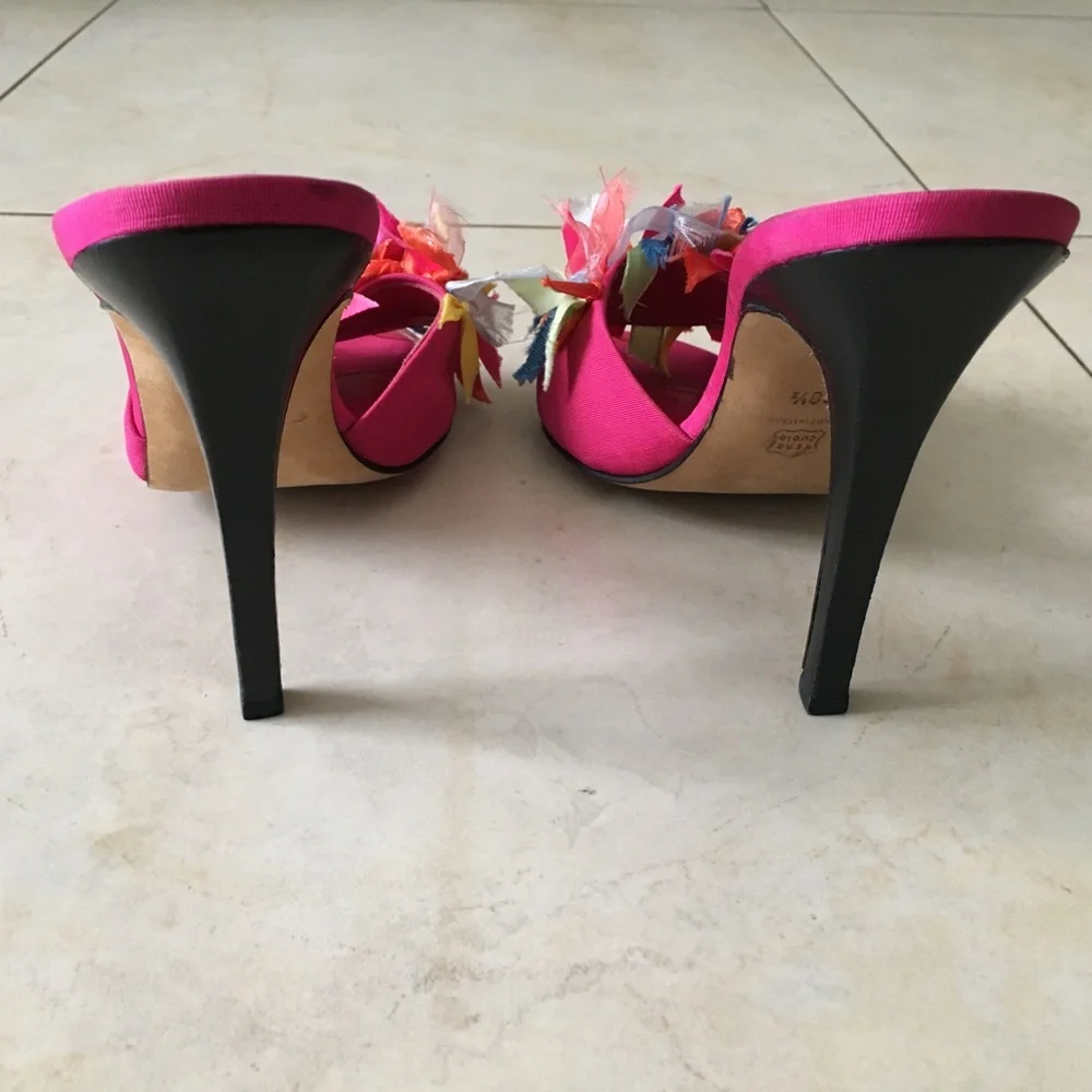 NWOT Vintage Andrea Pfister Couture Women's Mules/Heels - Picture 6 of 10